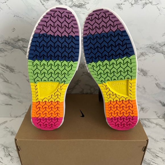 Converse Chuck Taylor All Star Pride Collection Leopard Print Shoes Size 8.5 - Picture 10 of 11